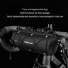 Bicycle front bag for driving, large capacity storage bag, outdoor waterproof riding bag, mountain bike front bag