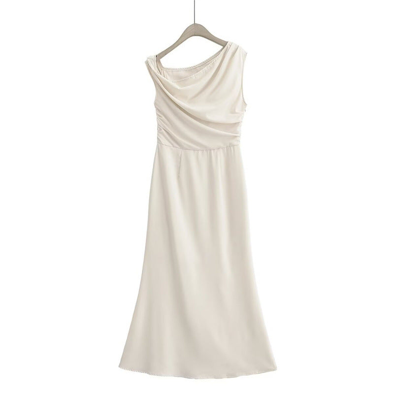 Fashionable and Sexy Off-the-Shoulder Waist-Cinching Bodycon Dress for Women