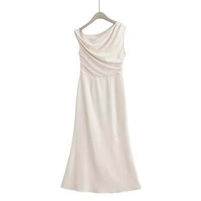 Fashionable and Sexy Off-the-Shoulder Waist-Cinching Bodycon Dress for Women