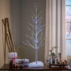 4FT PAPER LED TREE - Silver