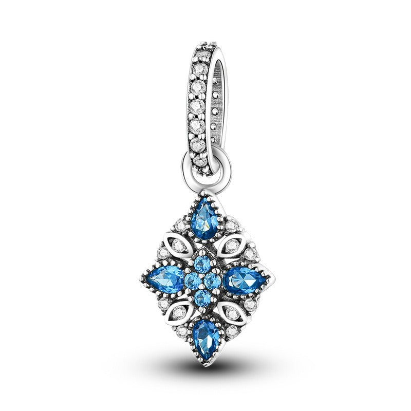 Pendant beads, emerald shaped isolation beads, DIY beads, bracelets, necklaces