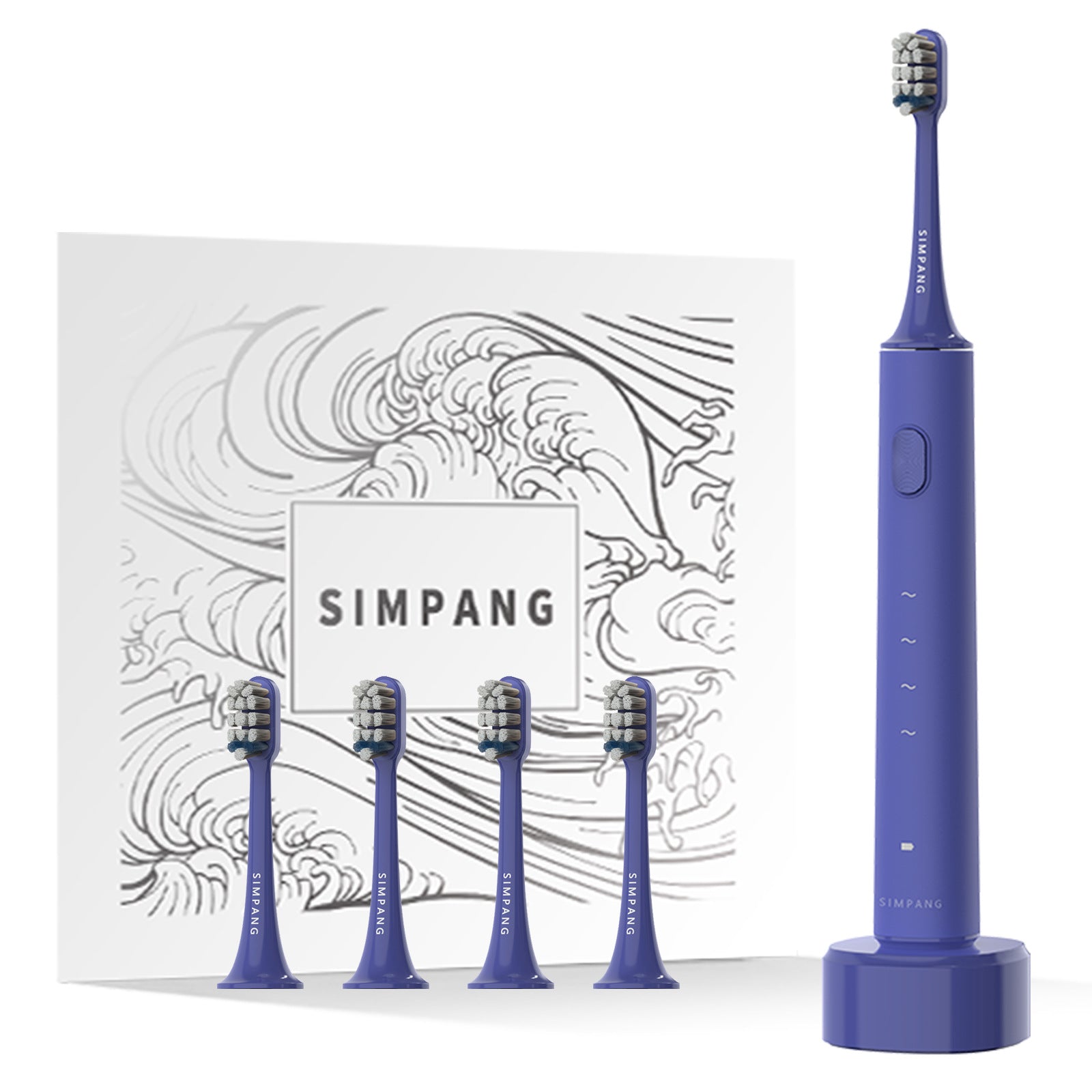 Smart Sonic Electric Toothbrush Soft Bristles Wireless Charging Adult Gift Box