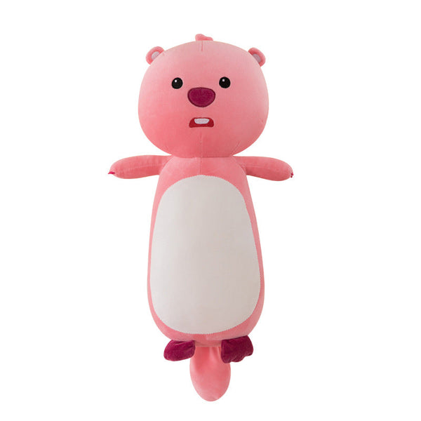 Super cute beaver long doll cute beaver headboard pillow super soft one-piece pillow gift