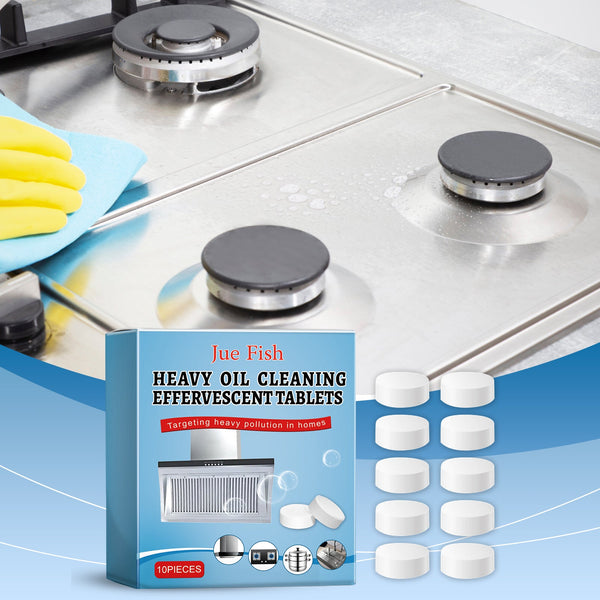 Kitchen Grease Cleaning Tablets, Home Cleaning Kitchen Stove Stains Multi-Functional Oil And Scale Removal