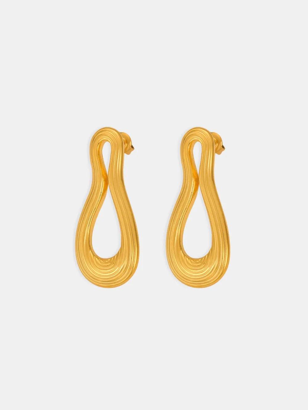 Titanium Steel Geometric Shape Earrings