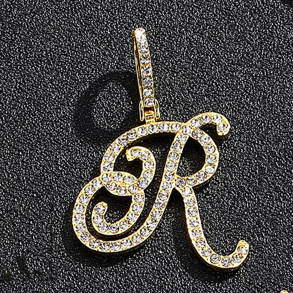Hip hop accessories grass letter pendant melon seed buckle Cuban chain accessory