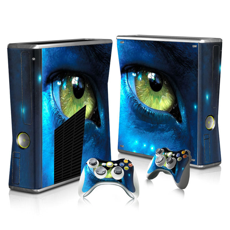 Xbox 360 Slim Full Body Color Membrane Stickers with Scratch-Resistant Protection