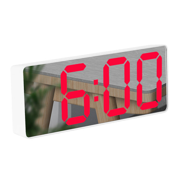 Simple Style LED Electronic Alarm Clock Battery and Plug-in Dual-use Timepiece Yida Time