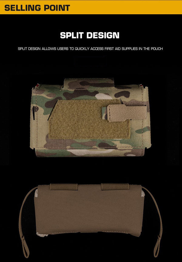 Compact Trauma Bag V3 GEN3 Style Agilit MD2 IFAK Tactical Medical First Aid Bag for Hunting Vest Plate Carrier Belt