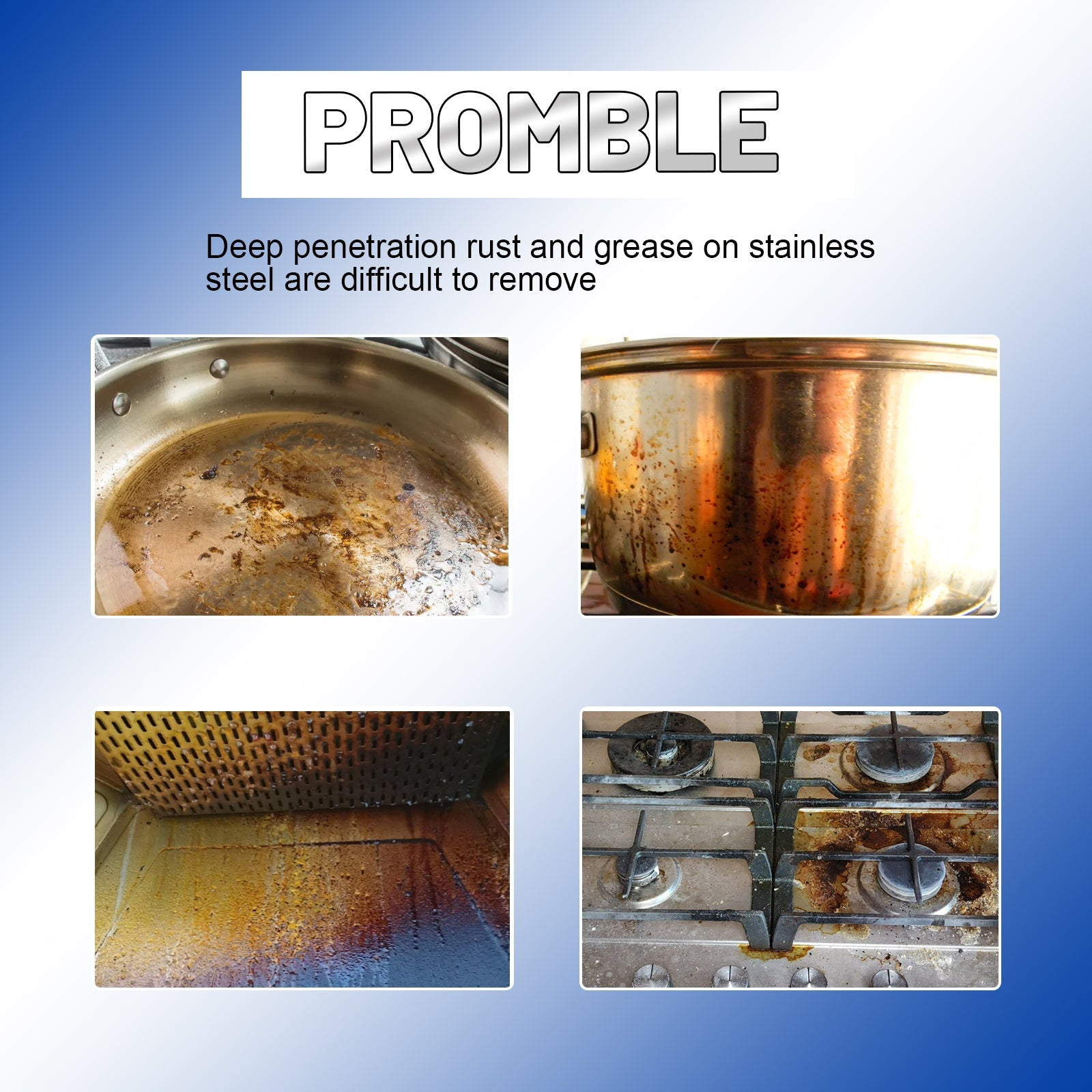 Stainless Steel Cleaning Paste Kitchen Utensils Multi-Purpose Decontaminating Refurbished Polished Rust Removal Household Cleaning Tool