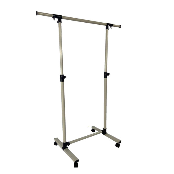 Short hanger, used for hanging heavy-duty rolling hangers with bottom racks and wheels for clothes