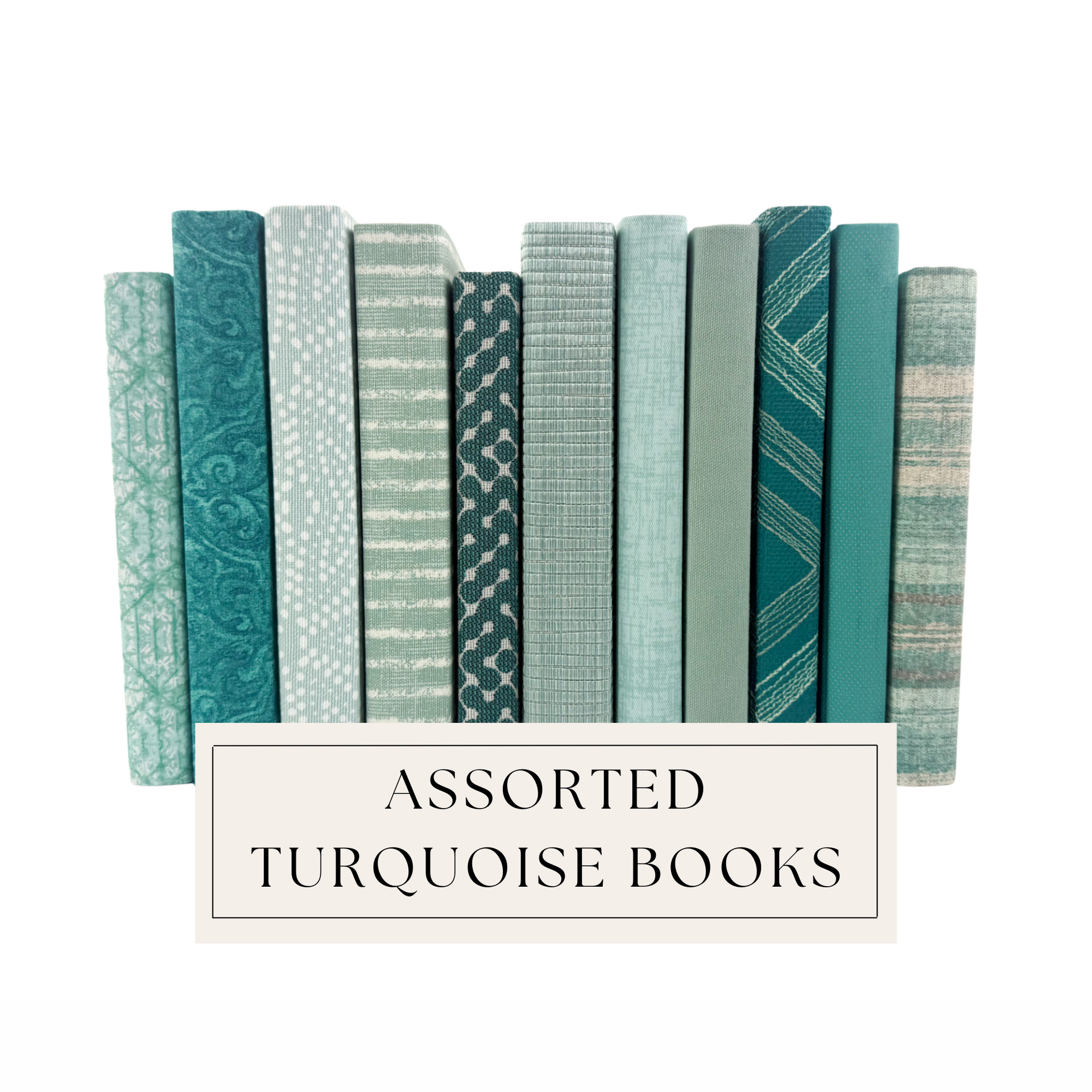 Assorted Teal Book Set- Designer Curated