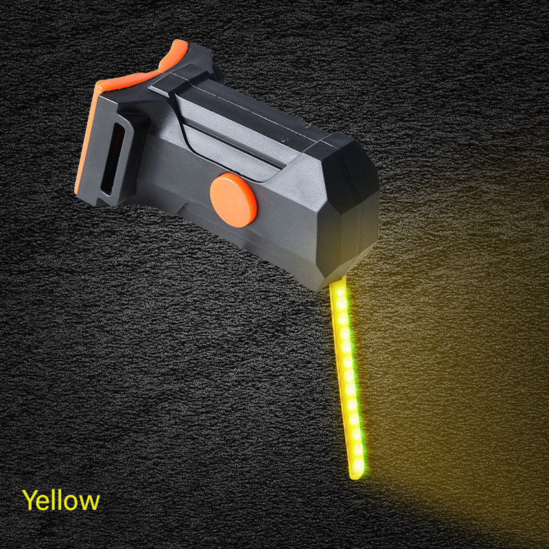 LED Bike Tail Light 6 Colors USB Charging Mountain Road Bike Light Portable Riding Equipment Running Water Light