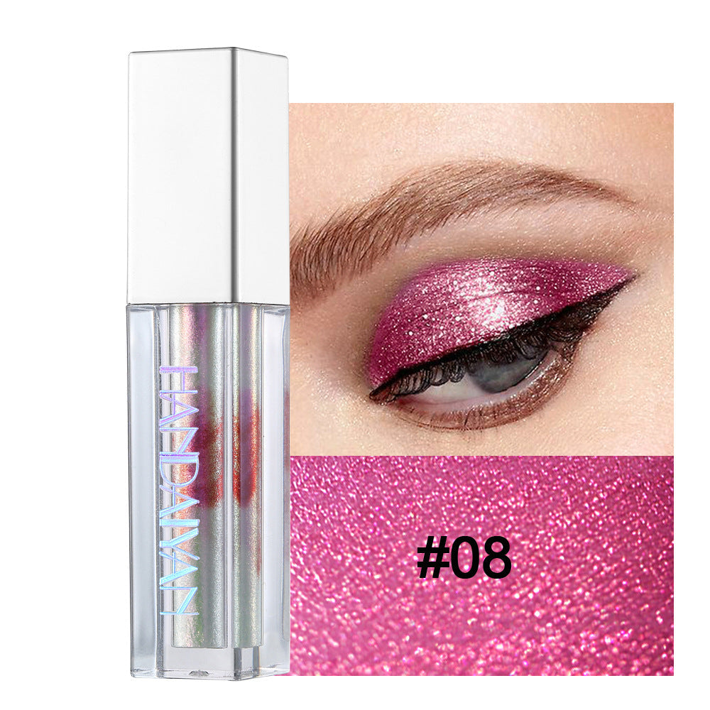 HANDAIYAN Eye Shadow Marble Liquid Eye Shadow Color Shine Diamond Chameleon Pearl Liquid Eye Shadow