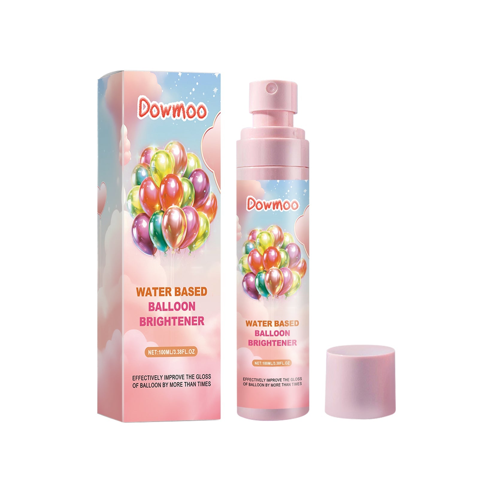 Balloon Brightener Scene Balloon Decoration Appearance Boost Gloss Long-Lasting Portable Brightener