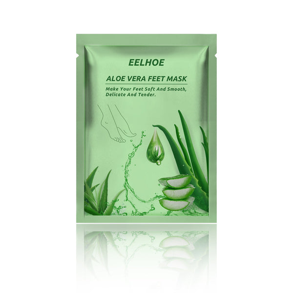 Aloe Vera Foot Mask, Moisturizing Anti-Cracking, Dead Skin Removal, Tender Skin Care Foot Mask