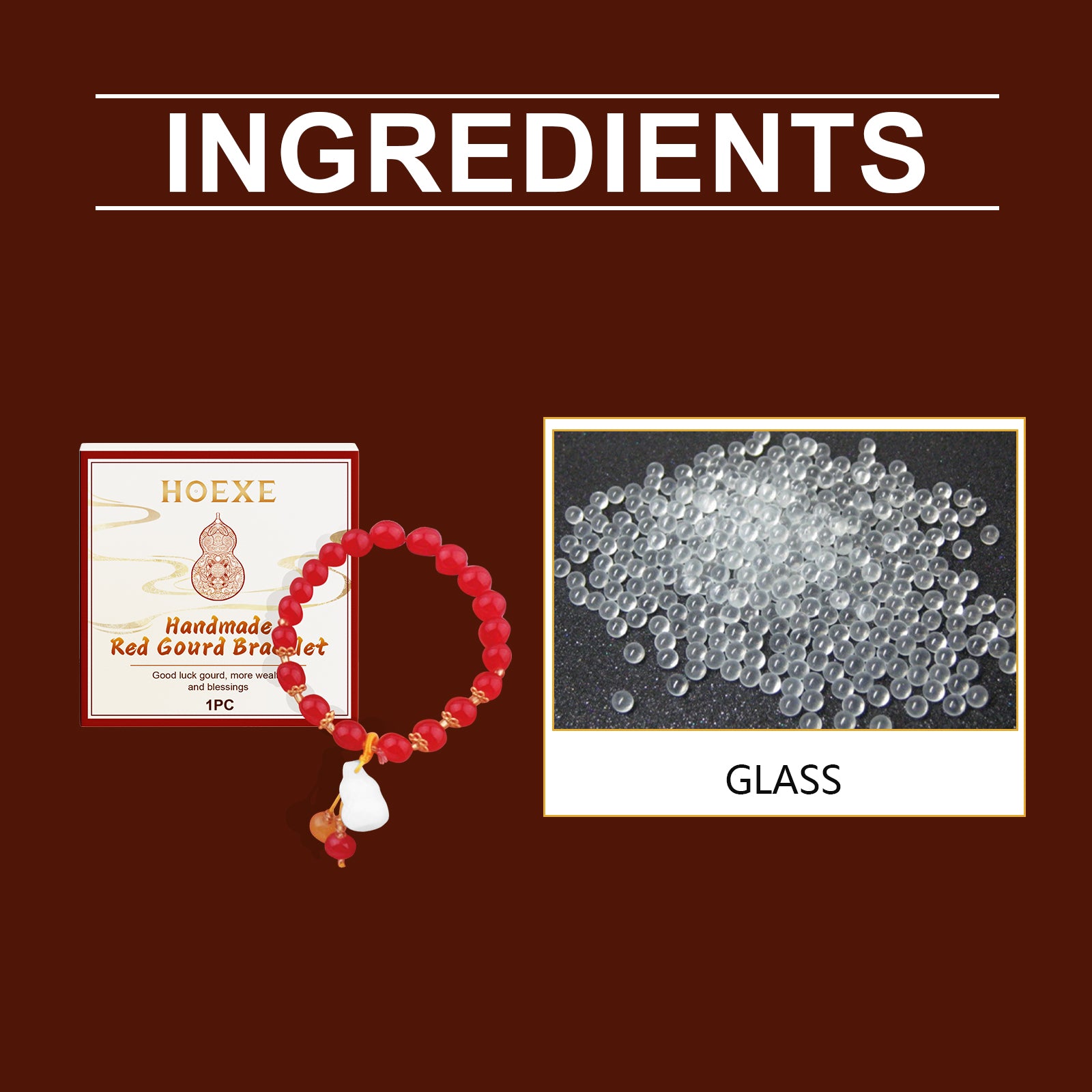 Handmade Red Gourd Bracelet Fashion Elegant Durable Niche Design Dating Red Bracelet