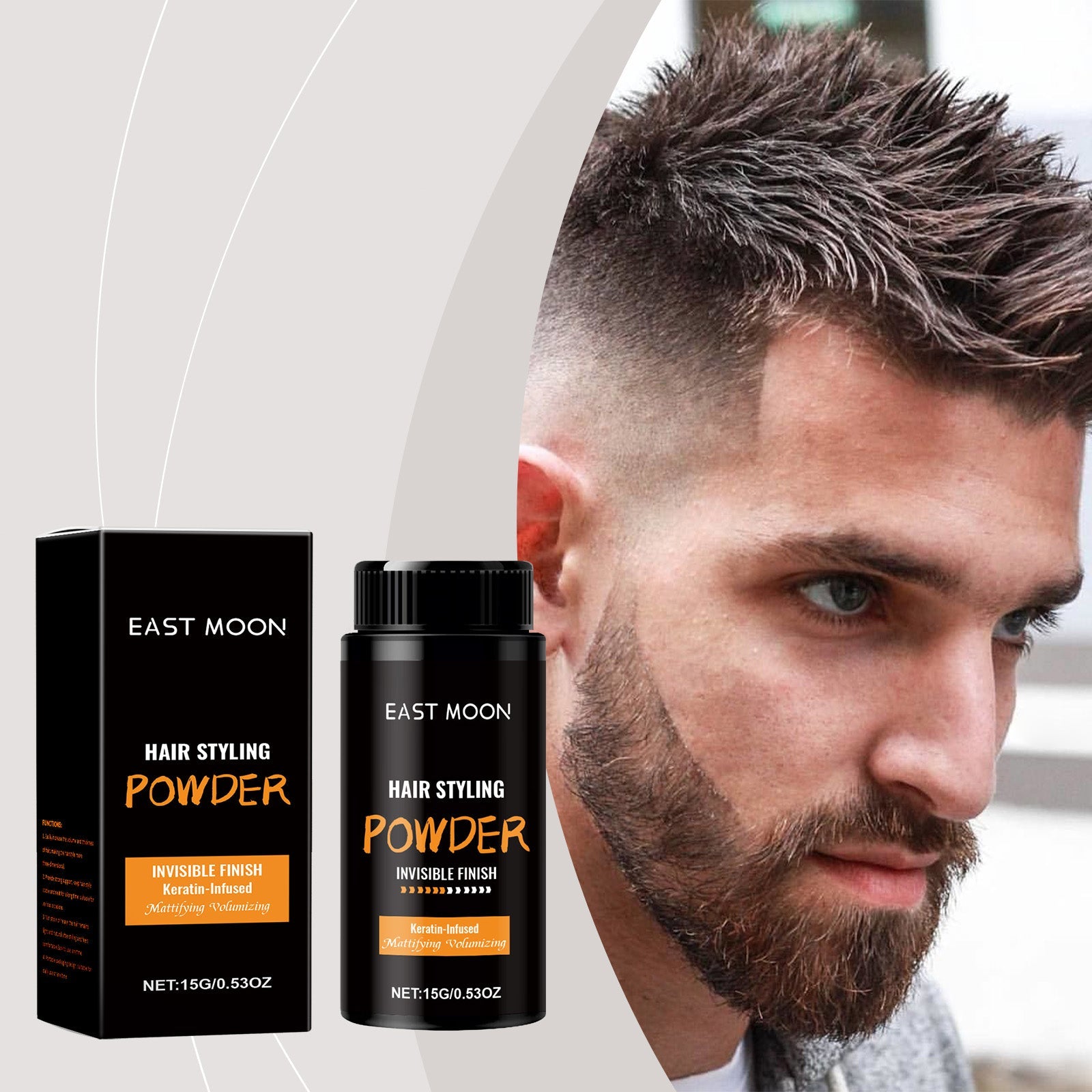 Keratin Volumizing Styling Powder, Shampooing Hair Bangs Convenient Volumizing Oil Control Styling Powder