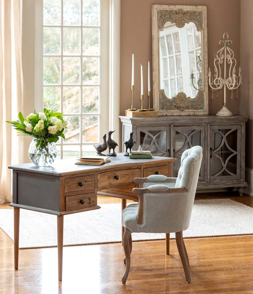 Vintage Antique Gold Iron Taper Candle Holders Set