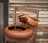 Folk Art Crows Fountain