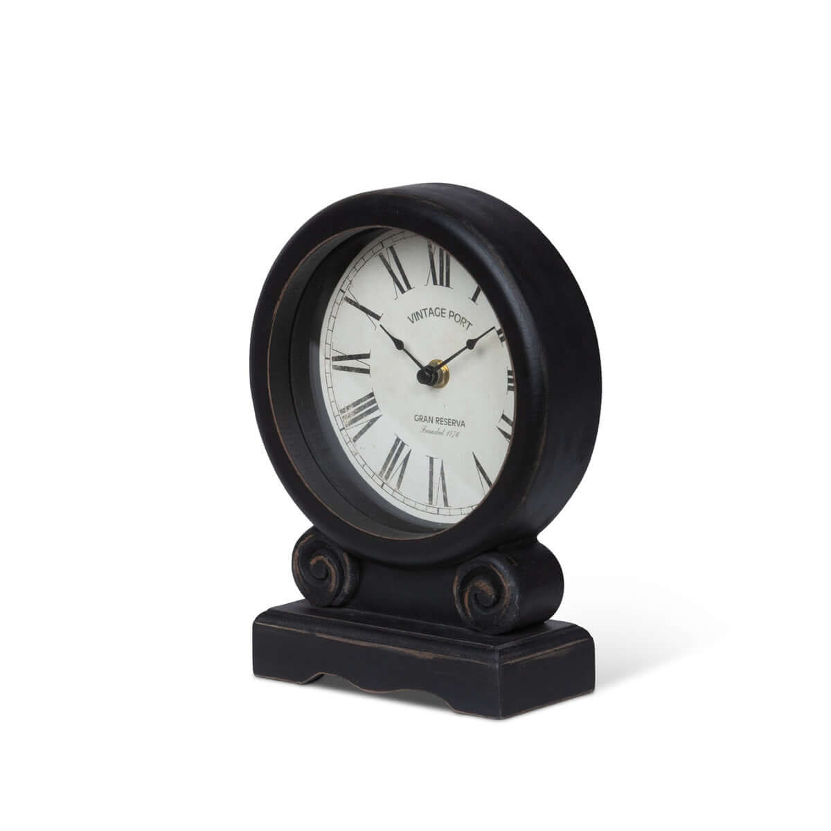 Antique-Style Roman Numeral Mantel Clock