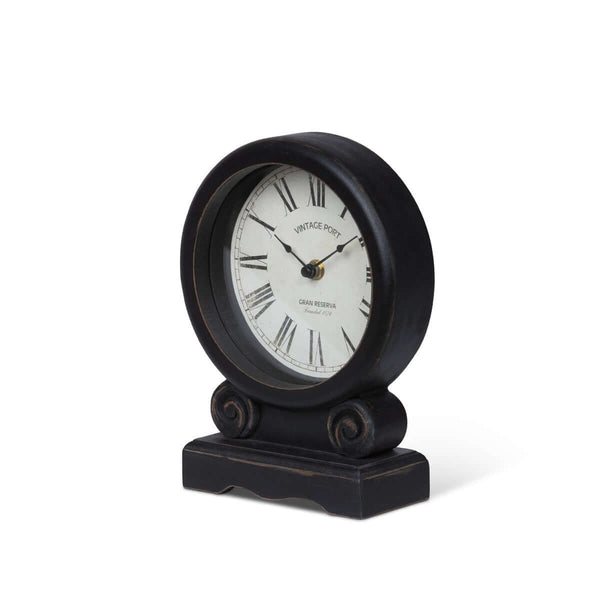 Antique-Style Roman Numeral Mantel Clock