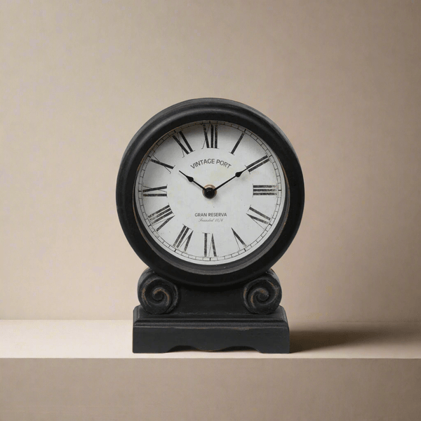 Antique-Style Roman Numeral Mantel Clock