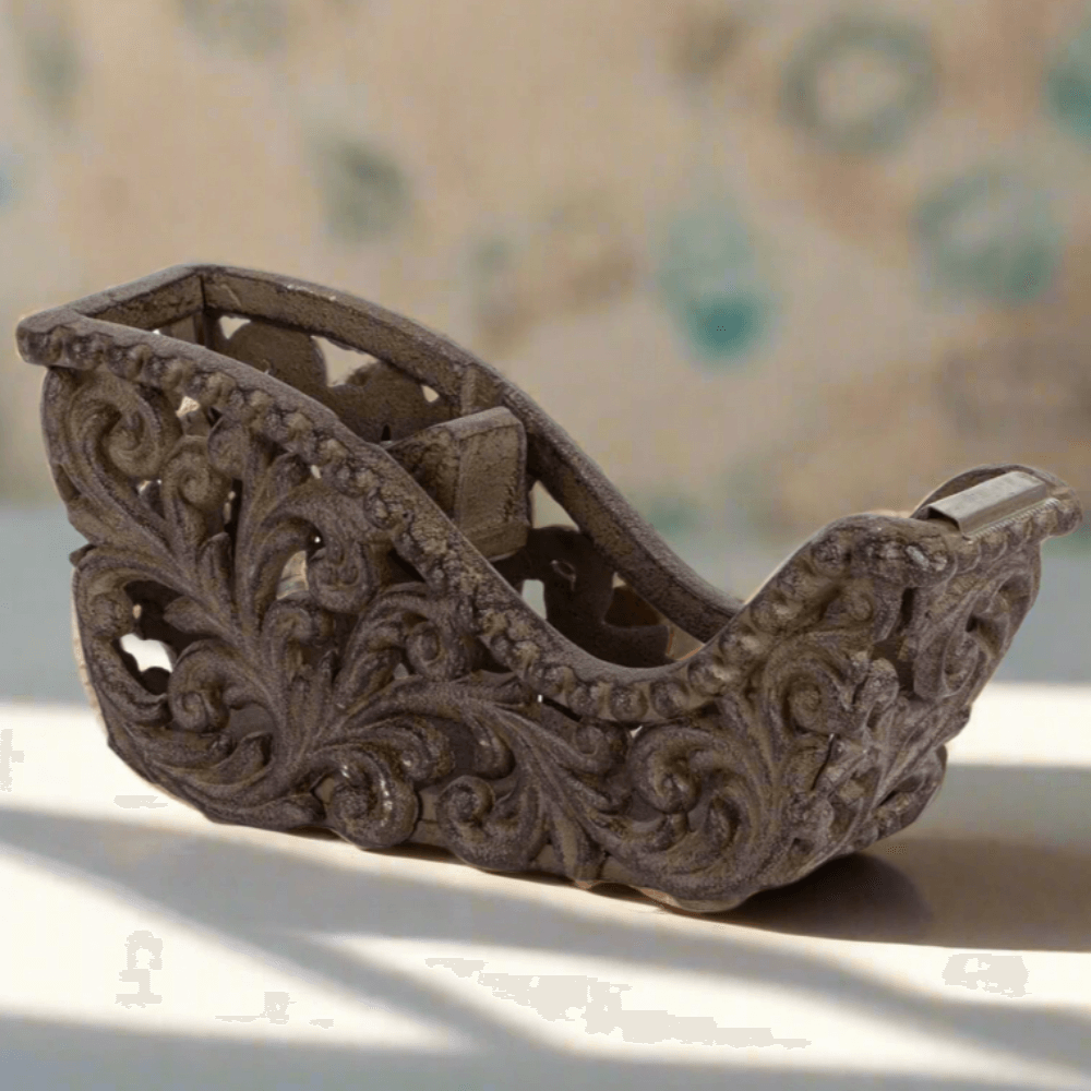 Ornate Tape Dispenser with Acanthus Leaf Design
