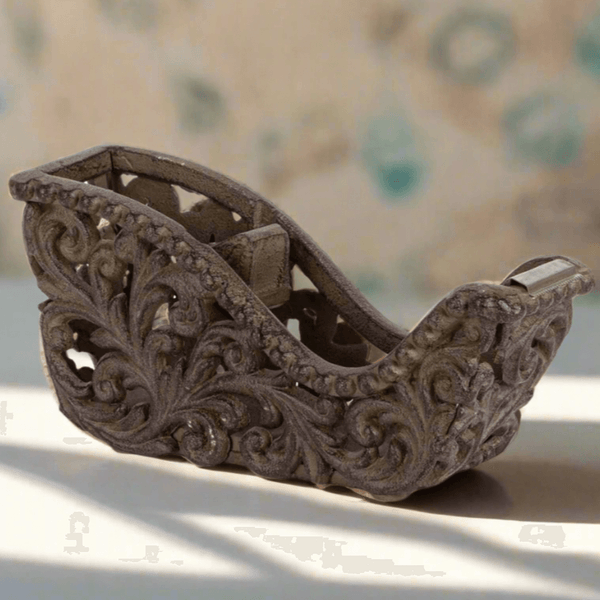 Ornate Tape Dispenser with Acanthus Leaf Design