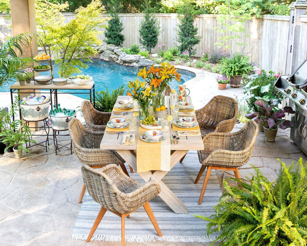 Handwoven Bamboo and Stainless Steel Cutlery Set