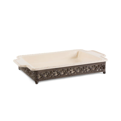 Acanthus Stoneware Baking Dish, 16