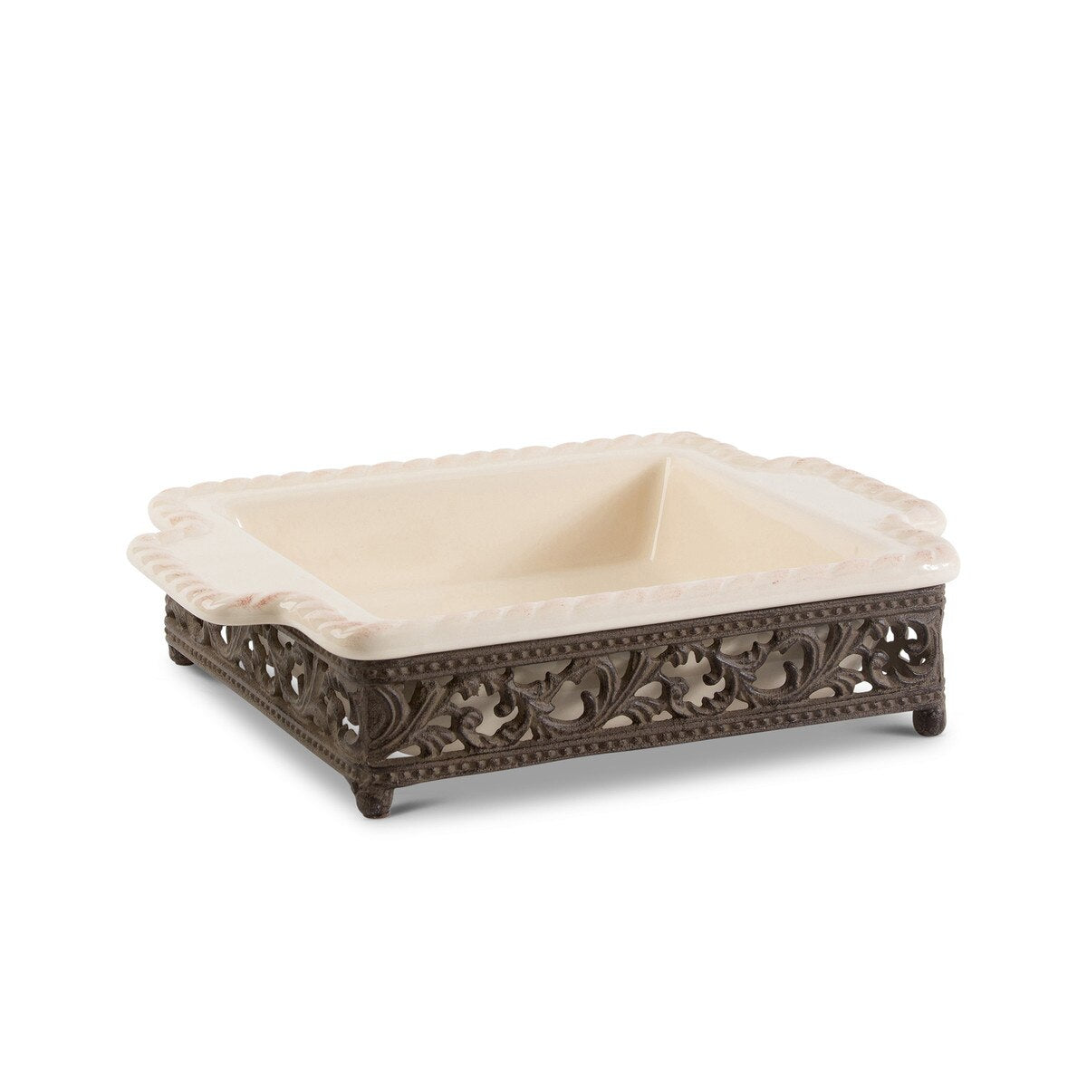 Acanthus Stoneware Square Baking Dish, 9