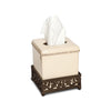 Acanthus Cast Aluminum Tissue Box