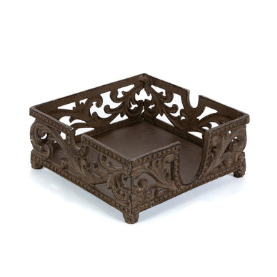 Acanthus Cast Aluminum Napkin Holder