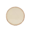 Acanthus Stoneware Coaster Set of 4 with metal Base