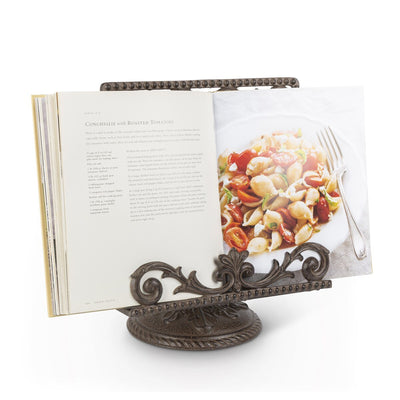 Acanthus Cast Aluminum Cookbook Holder