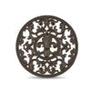 Acanthus Cast Aluminum Round Trivet