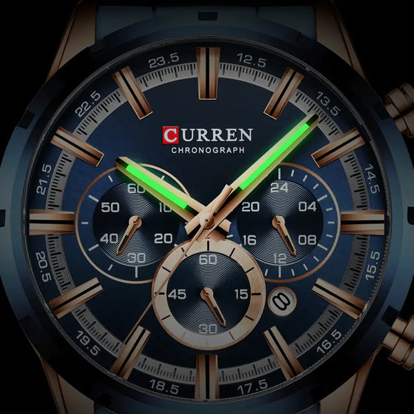 CURREN Precision Chrono Watch - Men's Luxury