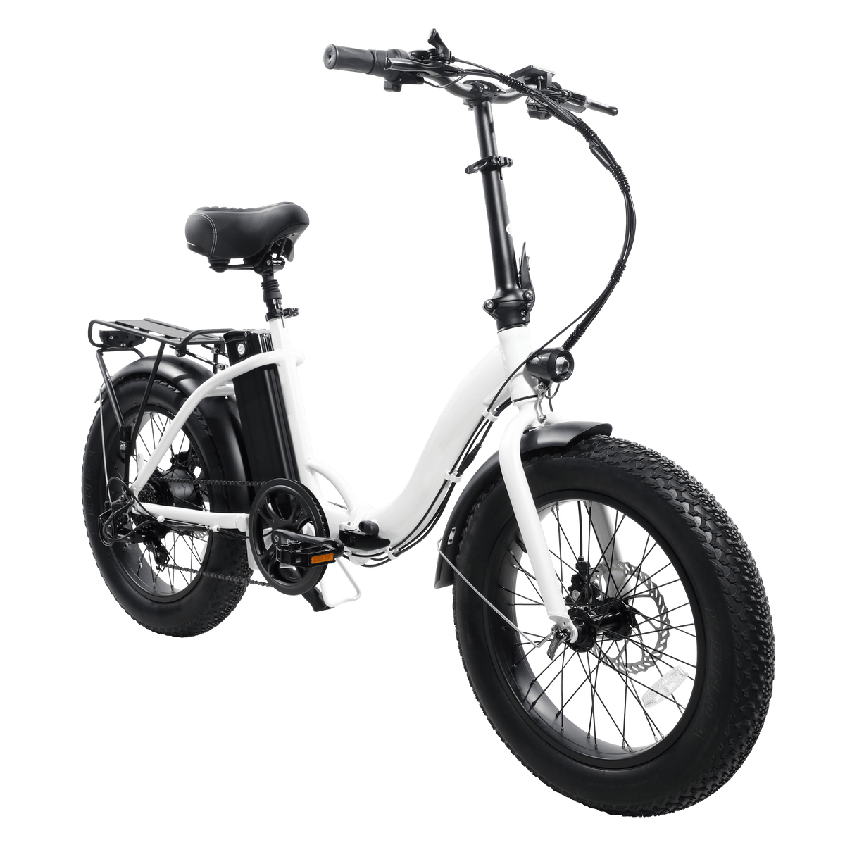 GlareWheel NEW EB-RE Folding Electric Bike 20'' Fat Tire
