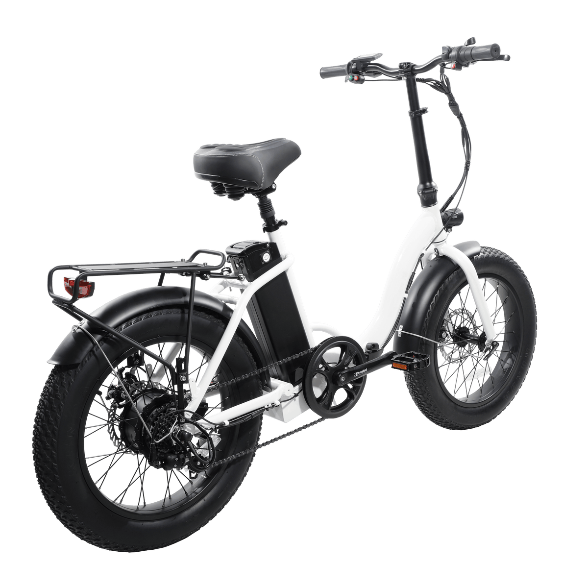 GlareWheel NEW EB-RE Folding Electric Bike 20'' Fat Tire