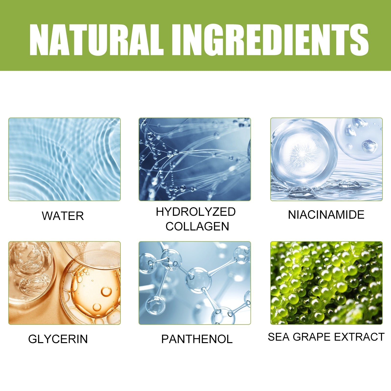 Sea Grape Multi-Skin Anti-Wrinkle Essence Reduces Wrinkles, Anti-Aging And Firming Facial Skin