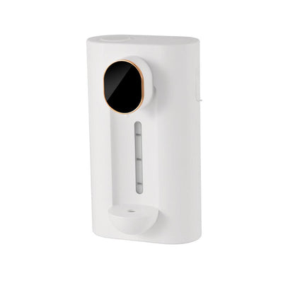 Household Bathroom Mouthwash Cups Wall Mounted Mouth Wash Machine Black Mouthwash Dispenser