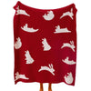 New Year Rabbit Blanket Sofa Blanket Scarf - Blanket 120 * 150CM