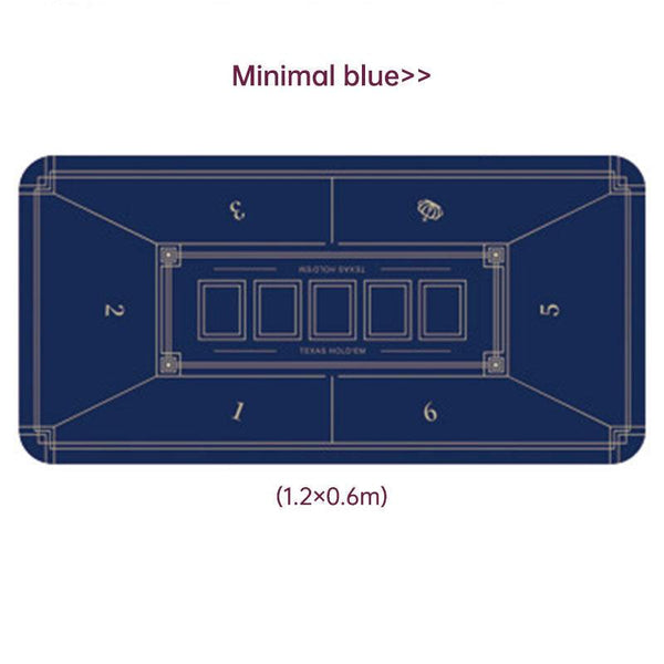Dezhou playing card pad tablecloth table cushion square round chip rubber cushion playing card table top cushion