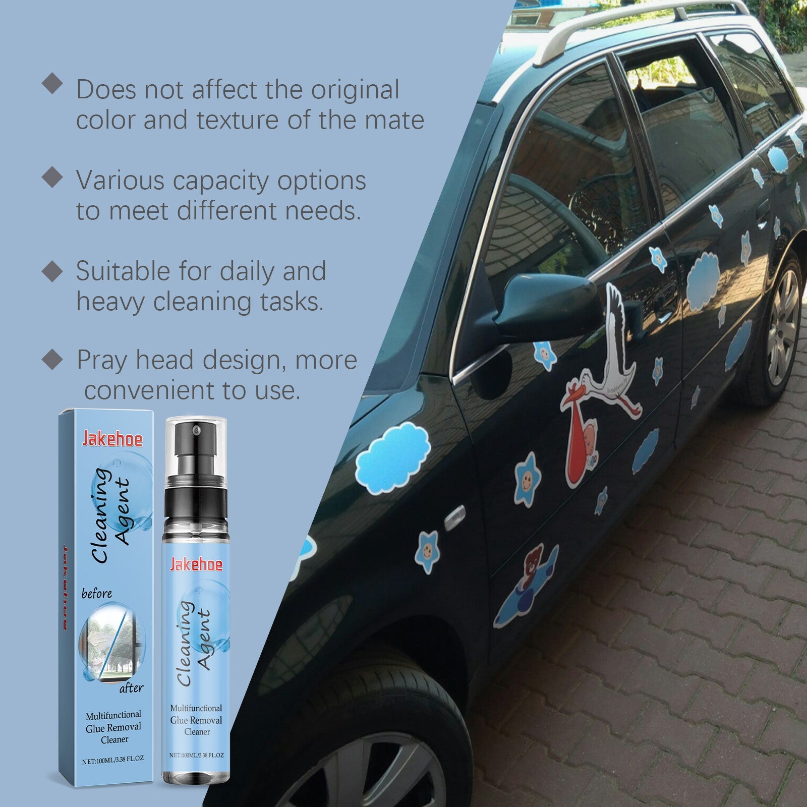 Multi-Function Glue Remover, Glue Remover Spray For Household Car Cleaning And Maintenance