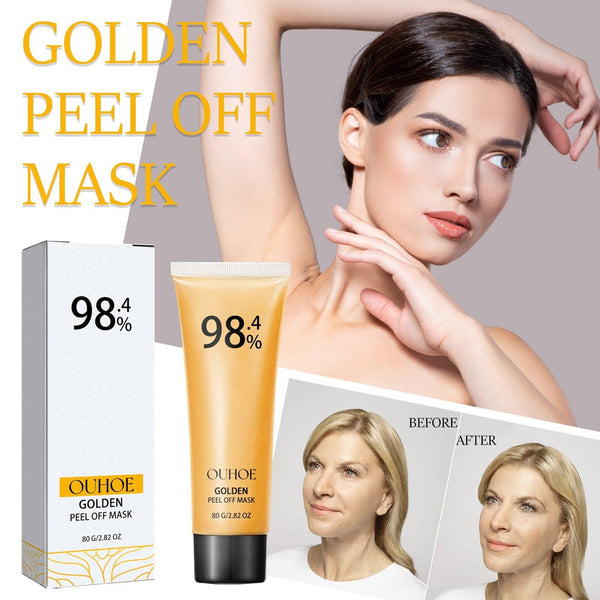 24k Gold Peel Mask Deeply Cleanses The Skin Of Blackheads, Pimples, Delicate Pores And Tighteners Skin Care