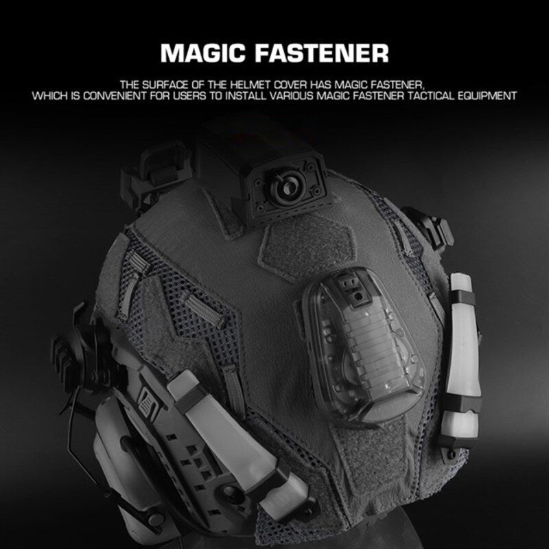 FAST SF Ultra-high Cut Camouflage Helmet Cover (Medium Size, M)