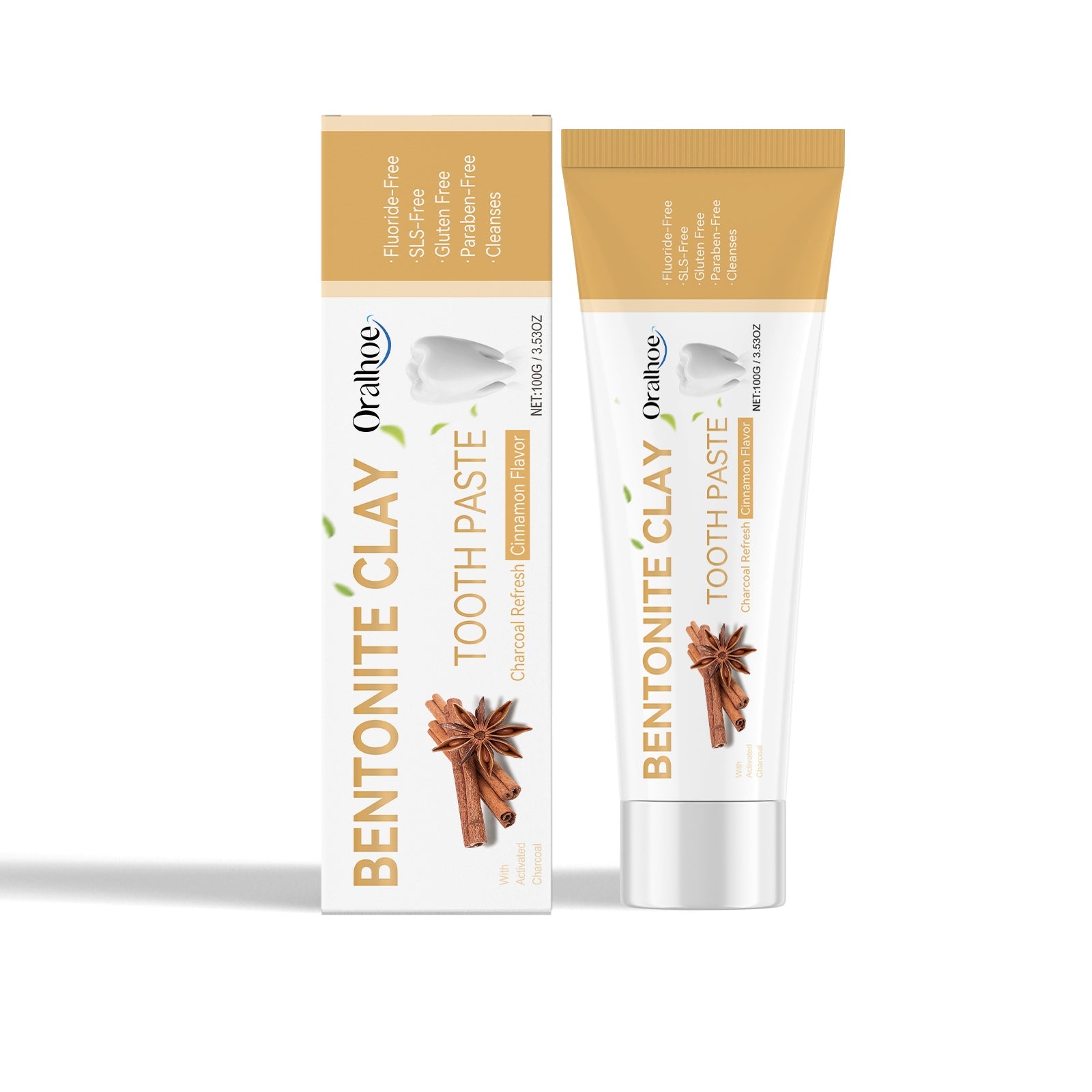 Volcanic Ash Bentonite Toothpaste Series Clean And Remove Stains Toothpaste To Improve Yellow Teeth Care For Teeth