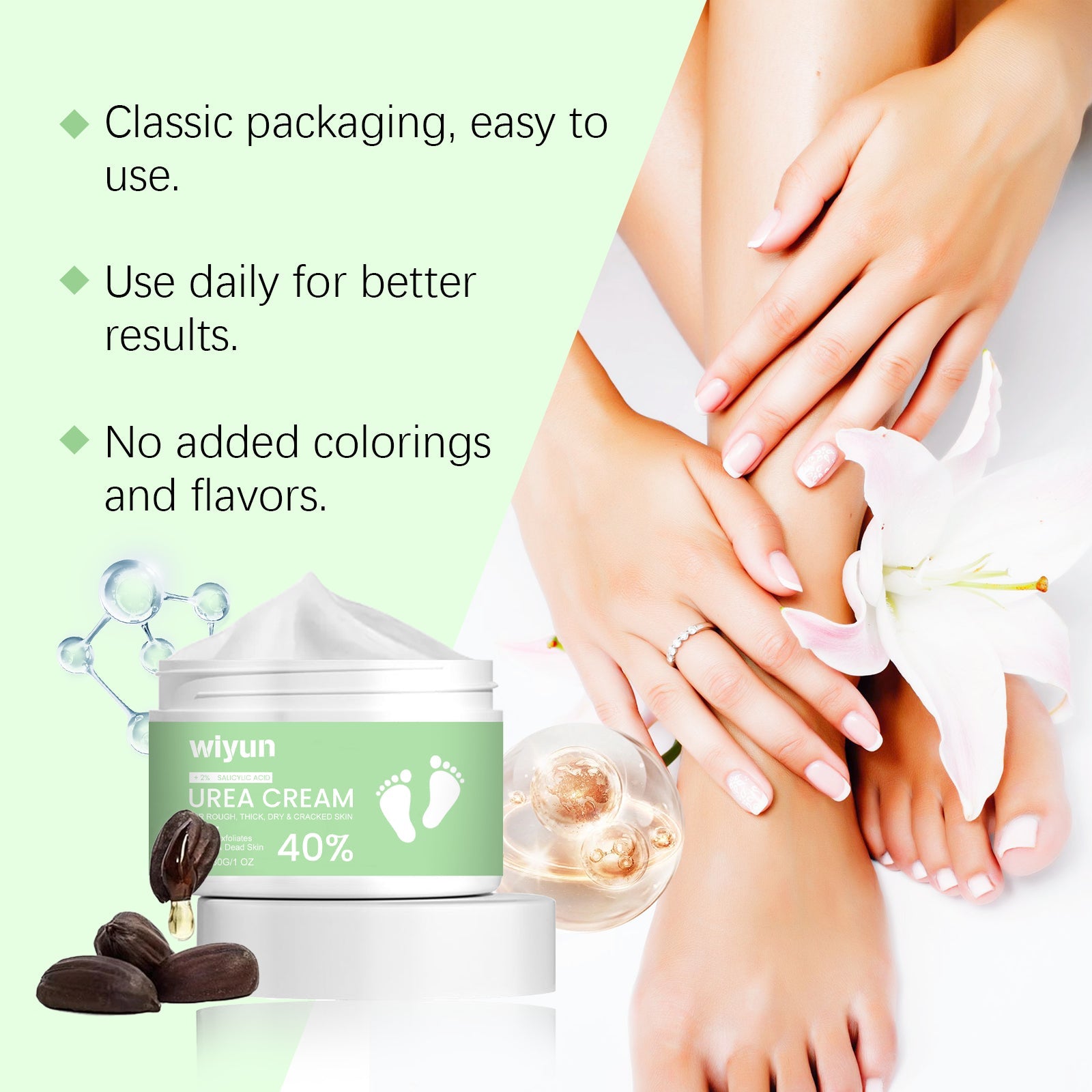 Hand And Foot Urea Cream Hydrates And Moisturizes Foot Skin To Prevent Cracking And Drying Foot Cream