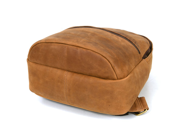 Sahara Leather Travel Backpack - Walnut Brown (BP-52)